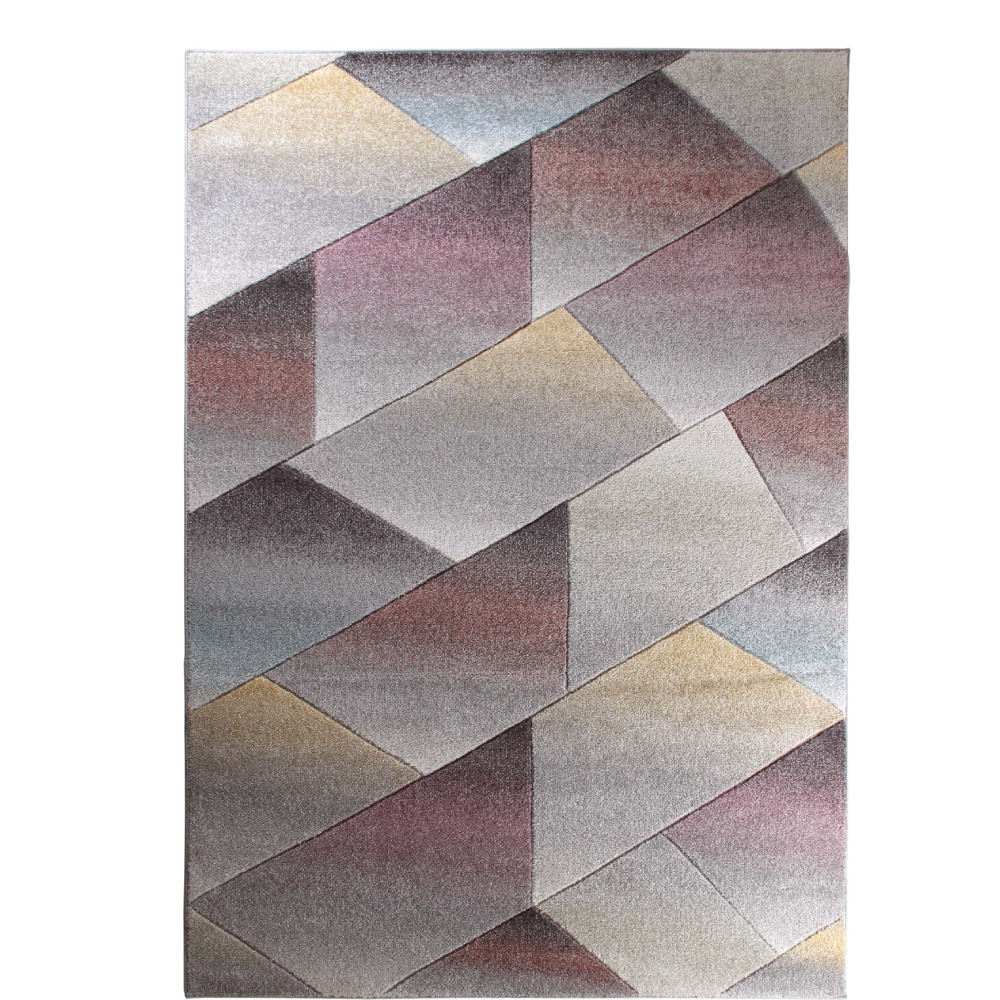 Χαλί Μοντέρνο Dali 9071B Pink-Grey